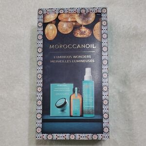 Moroccanoil Luminous Wonders Set - Blue and Gold. 3 Items Set